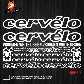 Bicycle Frame Decal Stickers Cervelo 01